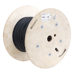 Cable de Fibra Óptica de 6 Hilos, Interior/Exterior, Tight Buffer, No Conductiva (Dieléctrica), LS0H, Multimodo OM4 50/125 Optimizada, 1 Metro (3.28 Pies)