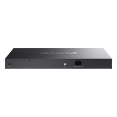 Switch Smart Omada 18 Puertos Gigabit / 16 Puertos PoE+ 802.3af/at / 2 Ranuras SFP Gigabit / Presupuesto PoE 150 W / Switching 36 Gbps / Enrutamiento Estático L2+ / Gestión Cloud SDN / Fanless / Montable en Rack