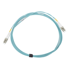 Jumper de Fibra Óptica Multimodo 50/125 XGLO OM3, LC-LC Duplex, OFNR, Color Aqua, 3 Metros (9.84 Pies)