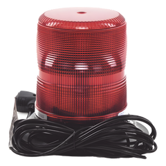Baliza LED color rojo con montaje magnético de succión de 7" de altura