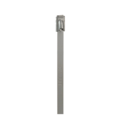 Cincho PanSteel de Acero Inoxidable Tipo 304, 201mm largo x 4.6mm ancho, Color Metálico, Paquete de 100pz