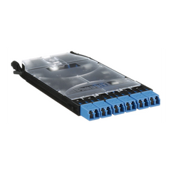 Cassette HD Flex de Empalme Por Fusión, Con 6 Puertos LC Duplex (12 Fibras), Para Fibra Monomodo OS2, Color Azul