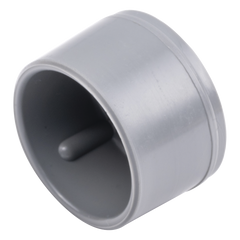 Tapón de Alta Resistencia con Anti UV para Postes de Cercos Eléctricos / 1" (25.4 mm) / Polipropileno Virgen / Color Gris / -30°C a 80°C / Instalación por Presión