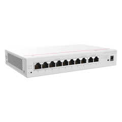 Router eKit / 2 Puertos WAN Gigabit / 1 Puerto LAN/WAN Gigabit / 7 Puertos PoE LAN Gigabit / Presupuesto PoE 124 W / Rendimiento de 2 Gbps / Controlador (64 APs) / Hasta 250 clientes / Libre de licenciamiento
