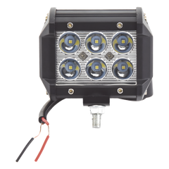 Luz de Trabajo de 6 LED, 1500 Lúmenes, 9 Watts, 10-30 Vcc, IP67, 4 pulgadas