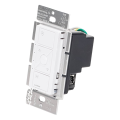 Control de velocidad inalámbrico Caseta Wireless para ventilador de techo de paletas, 120 V, 1.5 A, unipolar, requiere neutro, color blanco