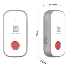 Botón de Pánico LoRaWAN con GPS / BLE para Interior y Exterior / Batería Recargable / IP66