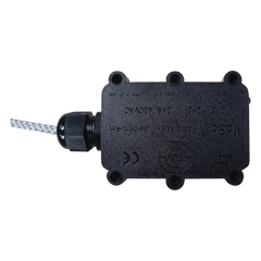 Accesorio Fin de Linea para Cable IRONCLAD/MICALERT / Resistencia 1 M Ohm / Carcasa IP66 para Exterior / Terminacion de Linea Sensor Perimetral / RBTEC MCTR