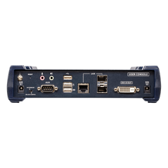Receptor KVM over IP 2K DVI-D Dual-Link | Dual SFP | PoE | Resolución hasta 2560 x 2048 | Transmisión sin pérdidas | Alimentación redundante | Gestión Centralizada CCKM