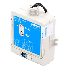 Módulo CCO de RF con salida de contacto seco NO/NC, 24 V, tipo mantenido o momentáneo, para integrar RadioRA 2, RadioRA 3 y HomeWorks QS con sistemas de terceros