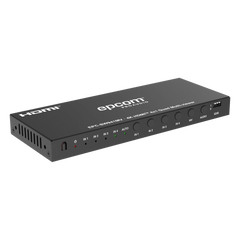 Multivisor HDMI 4x1 | 4K@30Hz | Vista Cuádruple | Cambio Automático/Manual | Control IR