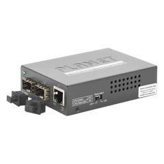 Convertidor de Medios con Doble Puerto SFP 1000BASE-FX/SX/LX y Puerto Ethernet 1000Base-T