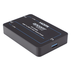 Adaptador de Captura de Video HDMI a USB 3.0 | 4K60 HDMI Entrada | 1080p60 USB Salida | HDCP 2.2 | 18 Gbps Ancho de Banda | Plug and Play | Compatible Windows Linux macOS