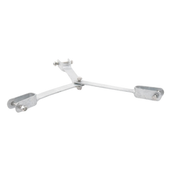 Brida para sujeción de retenida compatible con tramos STZ30G, Galvanizado por Inmersión en Caliente.