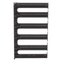 Dedos Administradores con Control de Radio de Curvatura, 5 in de Profundidad, 5 UR, Color Negro