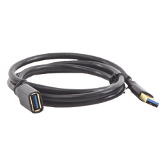 Cable Extensor USB 3.0 / 1 Metro / Macho-Hembra / 5 Gbps / Ultra Durabilidad / Núcleo de cobre estañado 28/22 AWG / Blindaje interior múltiple / Ideal para teclado, mouse , etc.