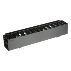 Organizador de Cables Horizontal NetManager, Sencillo (Solo Frontal), Para Rack de 19in, 2UR