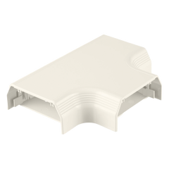 Accesorio en "T", para uso con canaleta T70, Material PVC Rígido, Color Blanco