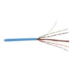 Bobina de Cable UTP Reelex, de 4 Pares, Alto Desempeño en Cat6 (350 MHz), PVC (CM), Color Azul, 24 AWG, 305 Metros (1000 Pies)
