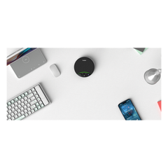 Yealink SP92, altavoz portátil con micrófono integrado, Bluetooth 5.3 con adaptador USB-C/A, alcance de captación de voz de 4 m, 20 horas de conversación, cancelación de ruido con IA.