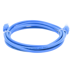 Cable de Parcheo UTP Cat5e - 2 Metros (6.56 Pies) - Azul