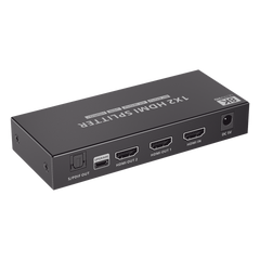 Splitter HDMI 1x2 | Velocidad de trasmisión 48 Gbps| Resolución 8k | Salida de audio| HDCP 2.3