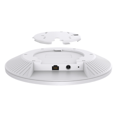 Punto de Acceso Omada / Wi-Fi 7 BE11000 MU-MIMO 2x2 / 1 Puerto 10 Gbps / Mesh Omada / Operaciones Multiencale (MLO) / Configuración por Controlador o Stand-Alone / Para Montaje en Techo/pared / Alimentación PoE+