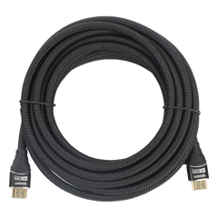 Cable HDMI de 5 Metros (16.40 Pies) | Alta Definición | Longitud | Versión 2.0 | Alta Velocidad 18Gbps | 4K@60Hz | Conectores Chapados en Oro | Tipo Redondo