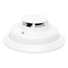 Detector direccionable de humo fotoeléctrico con sensor térmico de temperatura fija, protocolo de 2 hilos