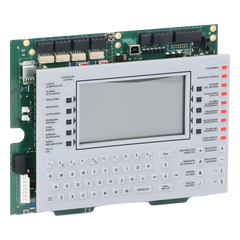 Anunciador de control de red con pantalla LCD retroiluminada y teclado QWERTY para paneles NOTIFIER serie ONYX, en español