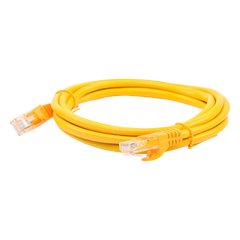 Cable de Parcheo UTP Cat5e - 2.0 Metros (6.56 Pies) - Amarillo