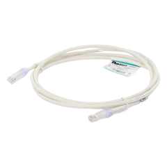 Cable de Parcheo UTP Categoría 6, con Plug Modular en Cada Extremo - 2 Metros (6.56 Pies) - Blanco Mate