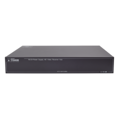 Kit de TRANSCEPTOR ACTIVO DE 16 Canales / VIDEO+PODER en un solo Cable UTP / 150m en 4K, 200m en 5 MP/ Envía 36 Vcc y recibe 12 Vcc / TODO INCLUIDO PARA RACK / Compatible con cámaras HD-TVI/CVI/AHD/CVBS / Instalación Limpia