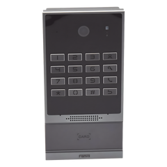 Videoportero SIP para Control de Acceso, Teclado numérico iluminado, 2 relevadores, anti-vandálico, IP66 y IK07, PoE