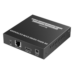 Receptor Compatible para Kit TT582-KVM |4K @60Hz | Cat 6, 6a y 7 | hasta 150 metros | Transmite el Video y Controla tu DVR vía USB a distancia