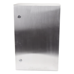 Gabinete de Acero Inoxidable IP66 Uso en Intemperie (400 x 600 x 250 mm) con Placa Interna Galvanizada.