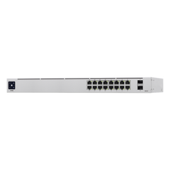 UniFi Switch USW-16-POE Gen2, Capa 2 de 16 puertos (8 puertos PoE 802.3af/at + 8 puertos Gigabit) + 2 puertos 1G SFP, 42W, pantalla informativa