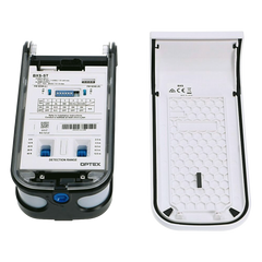 Sensor de Movimiento / 24 Metros de Detección / 100% Exterior / Serie Shield de Optex / Diseño Estético y Formal / Cableado / Compatible con cualquier panel de alarma