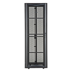 Gabinete FlexFusion para Centros de Datos, 42 UR, 800 mm de Ancho, 1200 mm de Profundidad, Fabricado en Acero, Color Negro