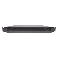 Distribuidor de Fibra Óptica Deslizable, Vacío, 19 Pulgadas (48.26 cm), Acepta 24 Adaptadores LC Duplex o LC Simplex o 24 SC Simplex, 1U