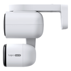 Cámara de Seguridad Dual PTZ / 2 Lentes 2K+2K (3MP cada uno) / 3x Claridad Telefoto / IP65 Exterior / IA Inteligente / Seguimiento Sincronizado / Vista Dual Simultánea / Color Night Vision / Audio Bidireccional / 125.5° Gran Angular + 67