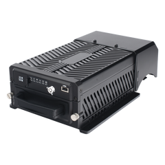 DVR Móvil / Multiplataforma / 4 Canales AHD 2 Megapixel + 4 canales IP / Almacenamiento en HDD / H.265 / Soporta 4G / WiFi / GPS