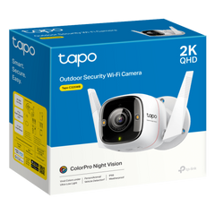 Cámara de Seguridad Wi-Fi Exterior / 2K QHD 2688×1520 / Lente F1.0 Super-Aperture / Sensor Starlight 1/1.79" / ColorPro Night Vision / AI Detección Persona-Animal-Vehículo / IP66 / Audio Bidireccional / Doble Conectividad W