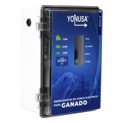Energizador para Ganado 10,000Volts-2JOULES/ 25,000 metros lineales de protección / Cercas Electrificadas