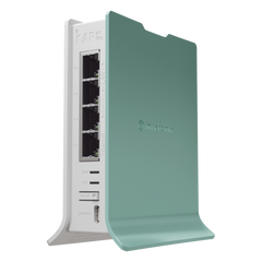 (hAP ax lite) Router WiFi 2.4 Gen6 802.11b/g/n/ax 160mW de potencia, 4 puertos Gigabit