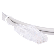 Cable de Parcheo Slim UTP Cat6 - 1.5 Metros (4.92 Pies) Gris Diámetro Reducido (28 AWG)