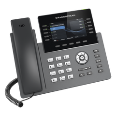 Teléfono IP Wi-Fi, Grado Operador, 10 líneas SIP con 5 cuentas, pantalla a color 4.3", puertos Gigabit, Bluetooth, PoE, codec Opus, IPV4/IPV6 con gestión en la nube GDMS