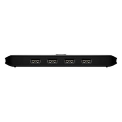 Switch USB 2.0 Compartido 2 x 4 Essentials | 480 Mbps | InstaSync | Pulsador Integrado | Diseño Compacto