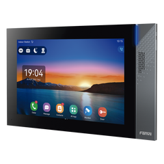Monitor IP/SIP para interior con Android, Wi-Fi, Bluetooth, Pantalla táctil de 10.1", audio de 2 vías, PoE, 8 interfaces de entrada de alarma.
