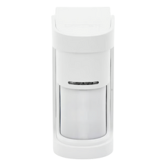 Detector de Movimiento / 180° de Detección / Panorámico / Cableado, alimentado a baterías / 100% Exterior / Compatible con cualquier panel de alarma/ Serie SHIELD